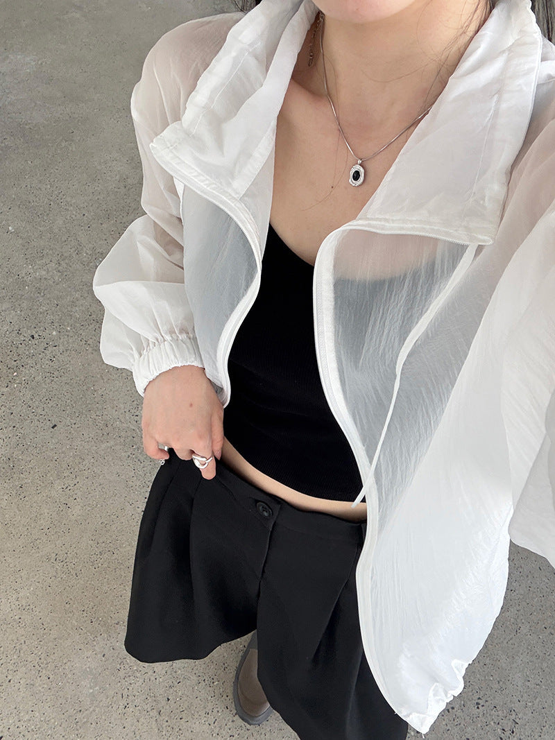 Simple threaded vest women's summer new integrated chest pad with beautiful back and thin suspender top