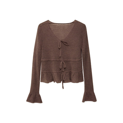 V-Neck Knit Sweater
