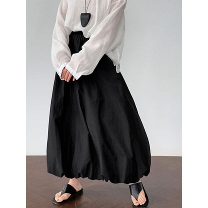 Simple summer new design high waist A skirt