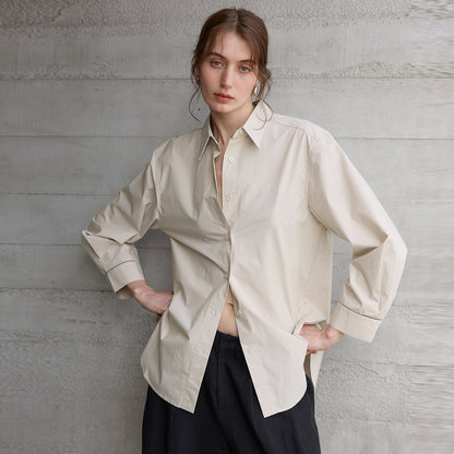 Cotton Button-Up Shirt