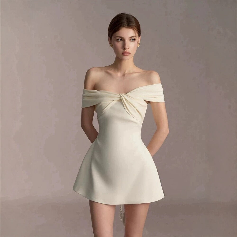 Off-Shoulder Bodycon Mini Dress