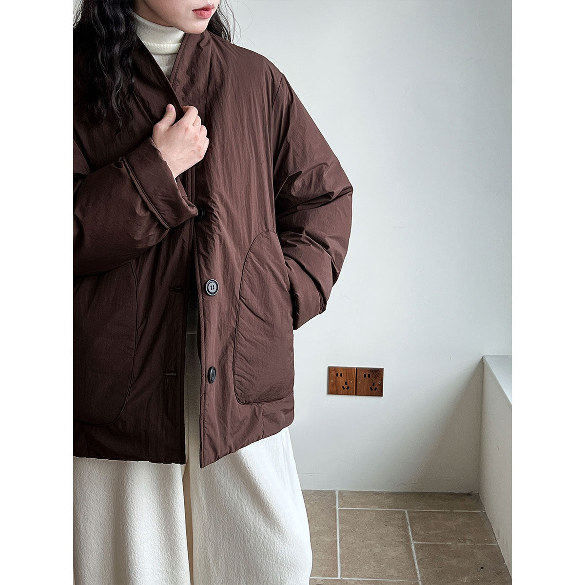 New national standard traceable 90 white duck down jacket women's winter warm lightweight tie-waist down coat
