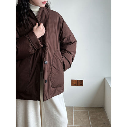 New national standard traceable 90 white duck down jacket women's winter warm lightweight tie-waist down coat