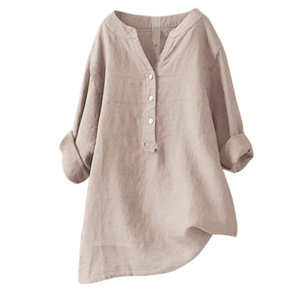 Loose Casual Women's Stand-Up Collar Top Women's Shirt Crew Neck