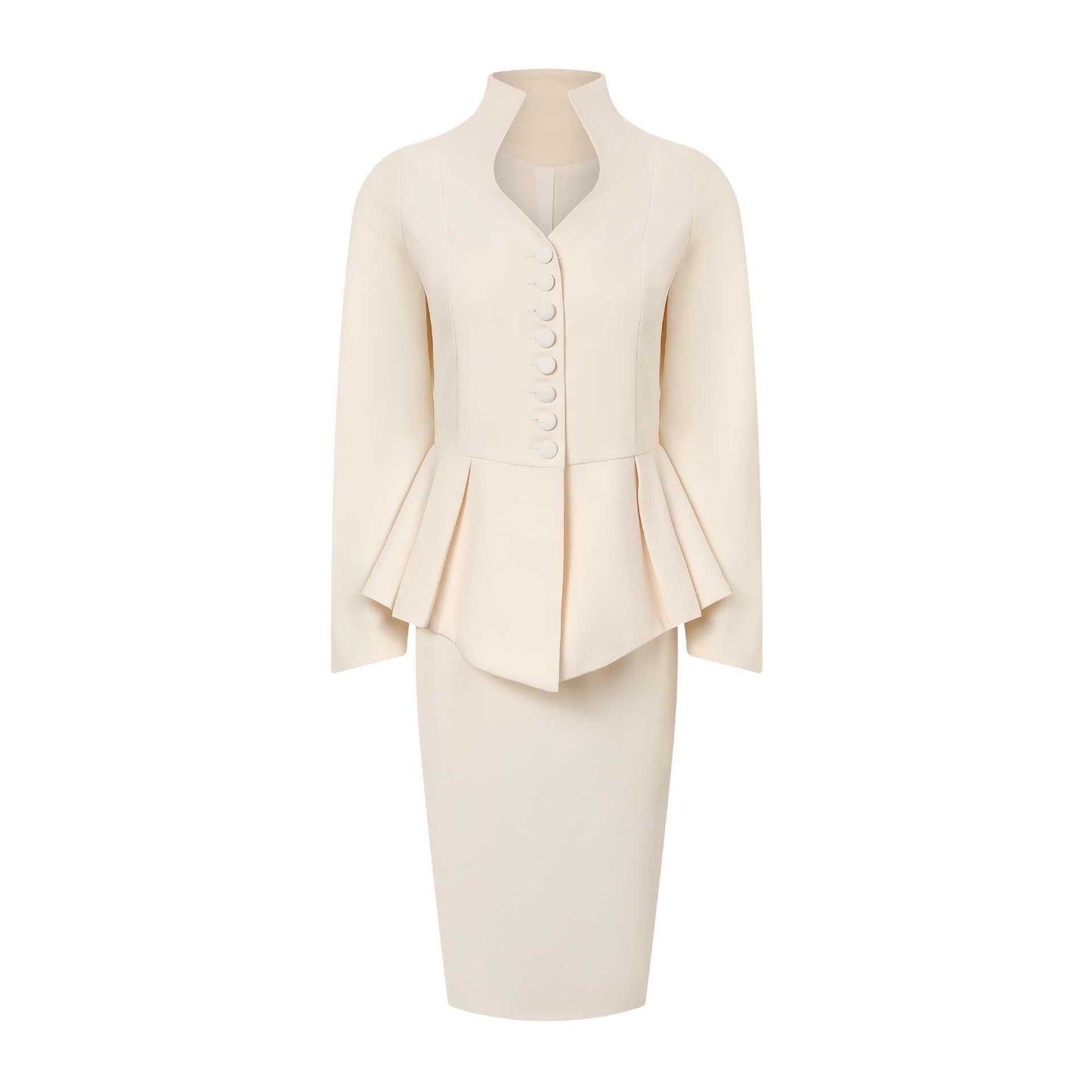 French Xiaoxiangfeng suit long-sleeved jacket top skirt two-piece set