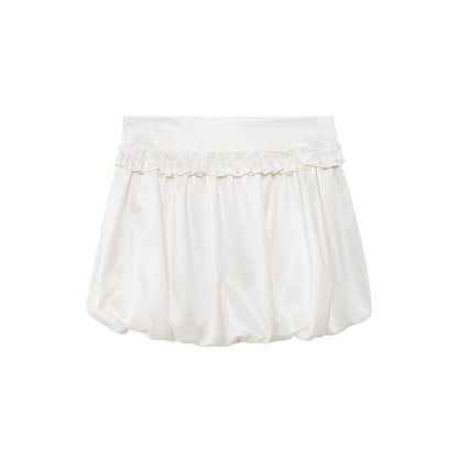 Sweet age-reducing bud skirt high waist temperament puffy skirt