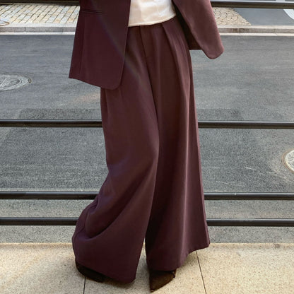 Casual Premium Belt Loose Mopping Pants