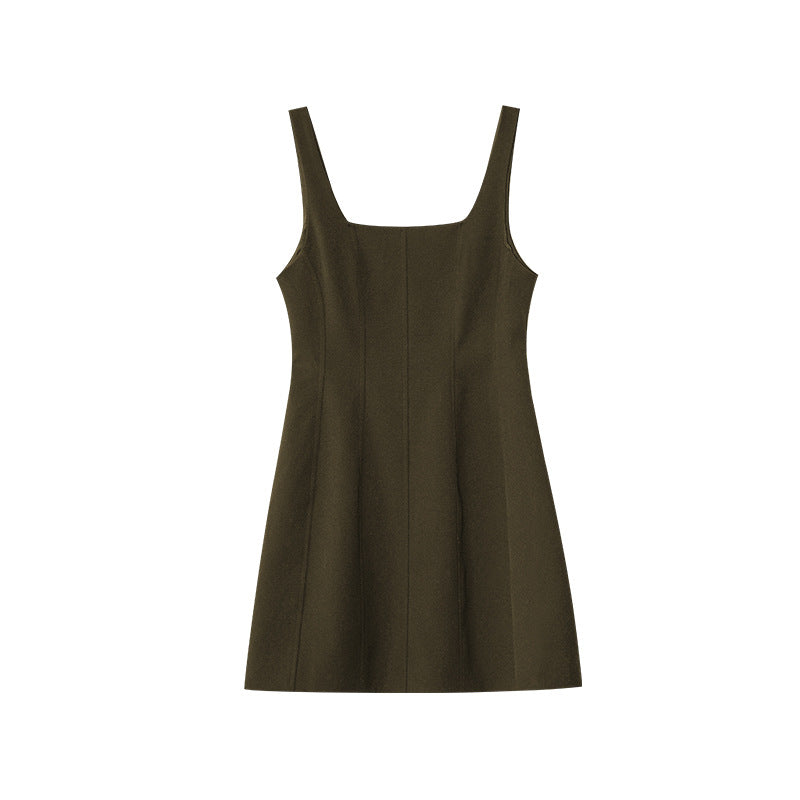 Child versatile temperament age reduction waist stacking wear sleeveless vest skirt