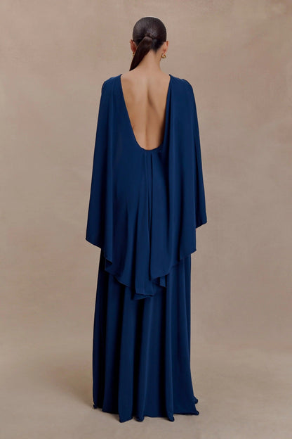 Fashion backless shawl hip skirt slim fit retro sexy pleated dress