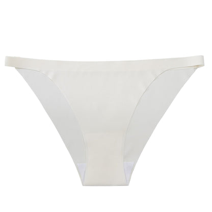 Traceless Women's Low Waist Sexy Panties Women's Abstinence Thin Invisible Strap Bikini Ice Silk Panties
