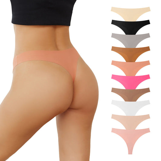 Traceless briefs sexy European and American sports fitness quick-drying women's underwear