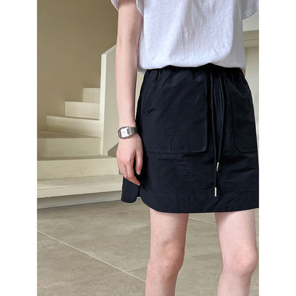 New minimalist mountain A-word hip-wrapped sports skirt