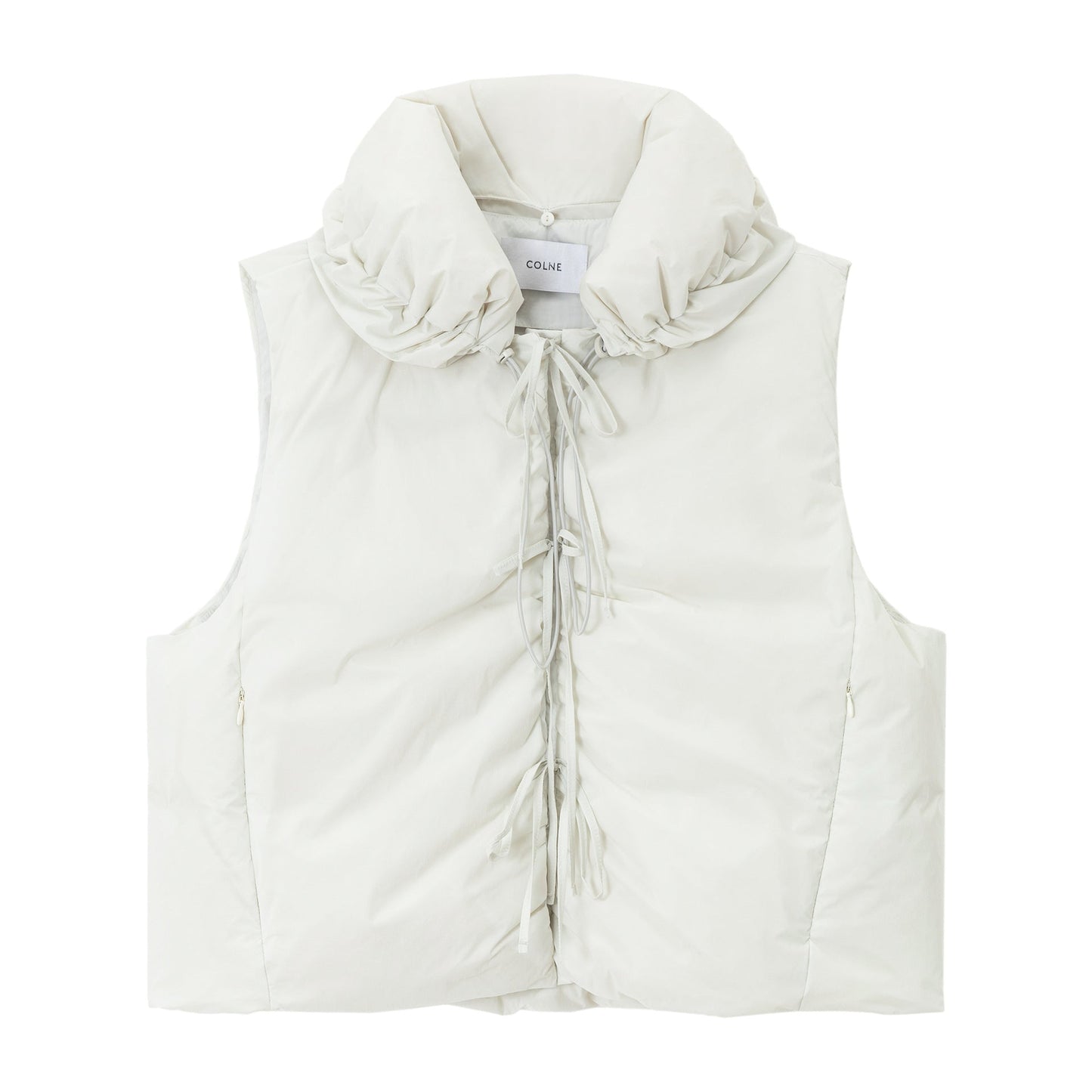 Winter 90 white duck down bud collar weft elastic anti-down jacket