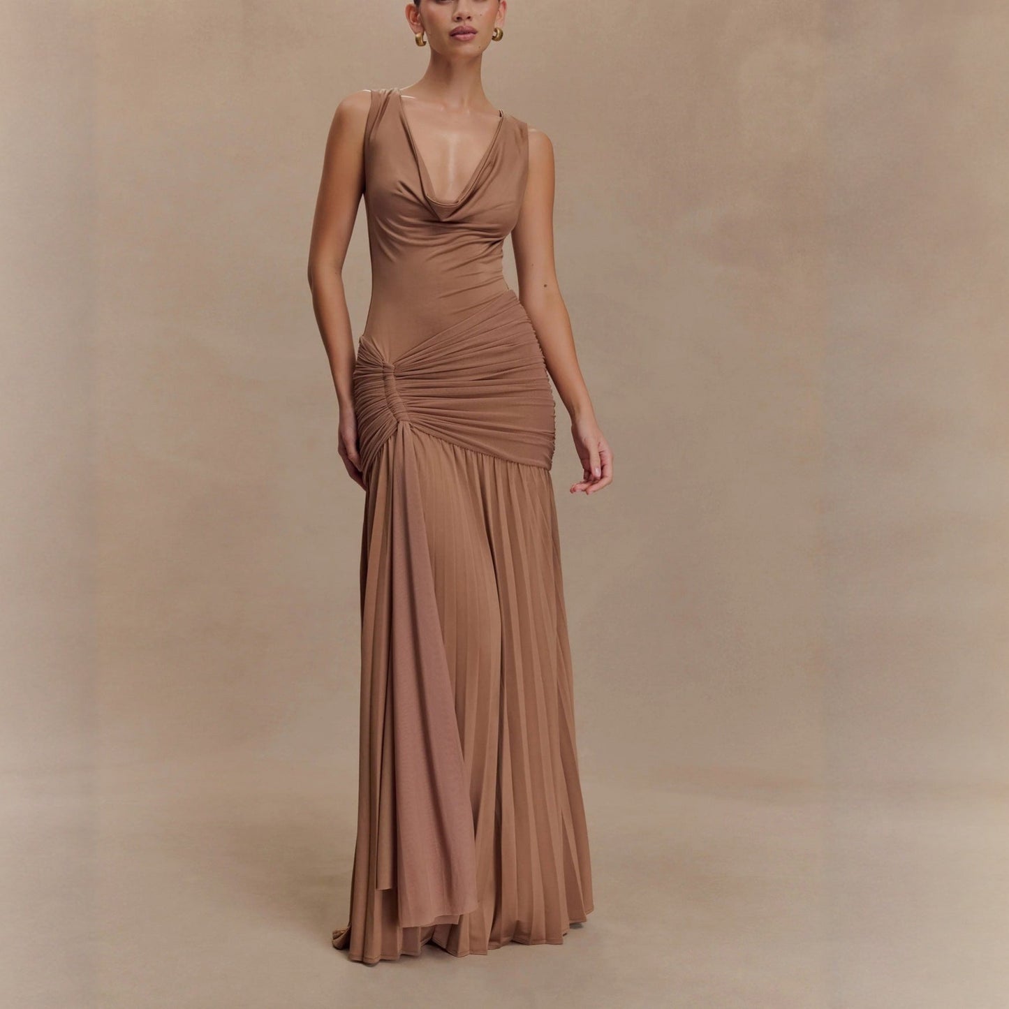 Slim fit INS style dress