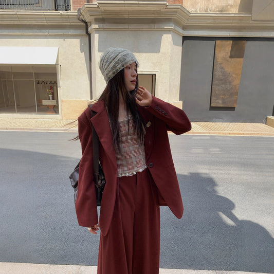 Fashion commuter casual high sense loose blazer