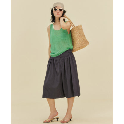 Classical pleated trousers bloomers casual pants