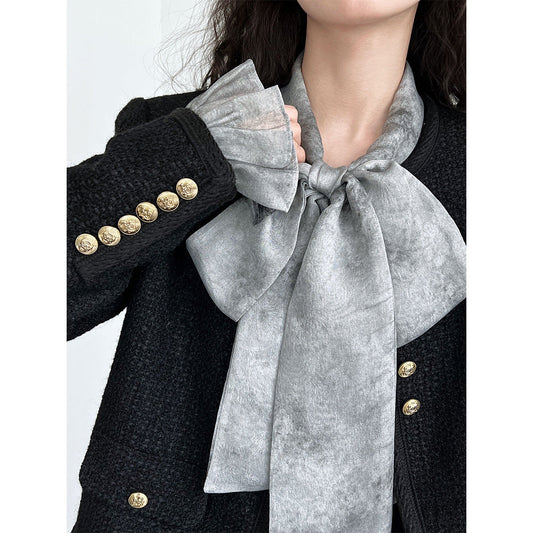 high-end design small fragrant jacket women's French short temperament top
