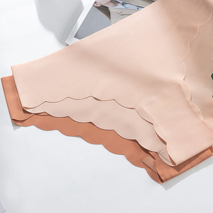 Traceless nylon moisture-absorbing breathable underwear can be cut at will, ice silk large size invisible briefs