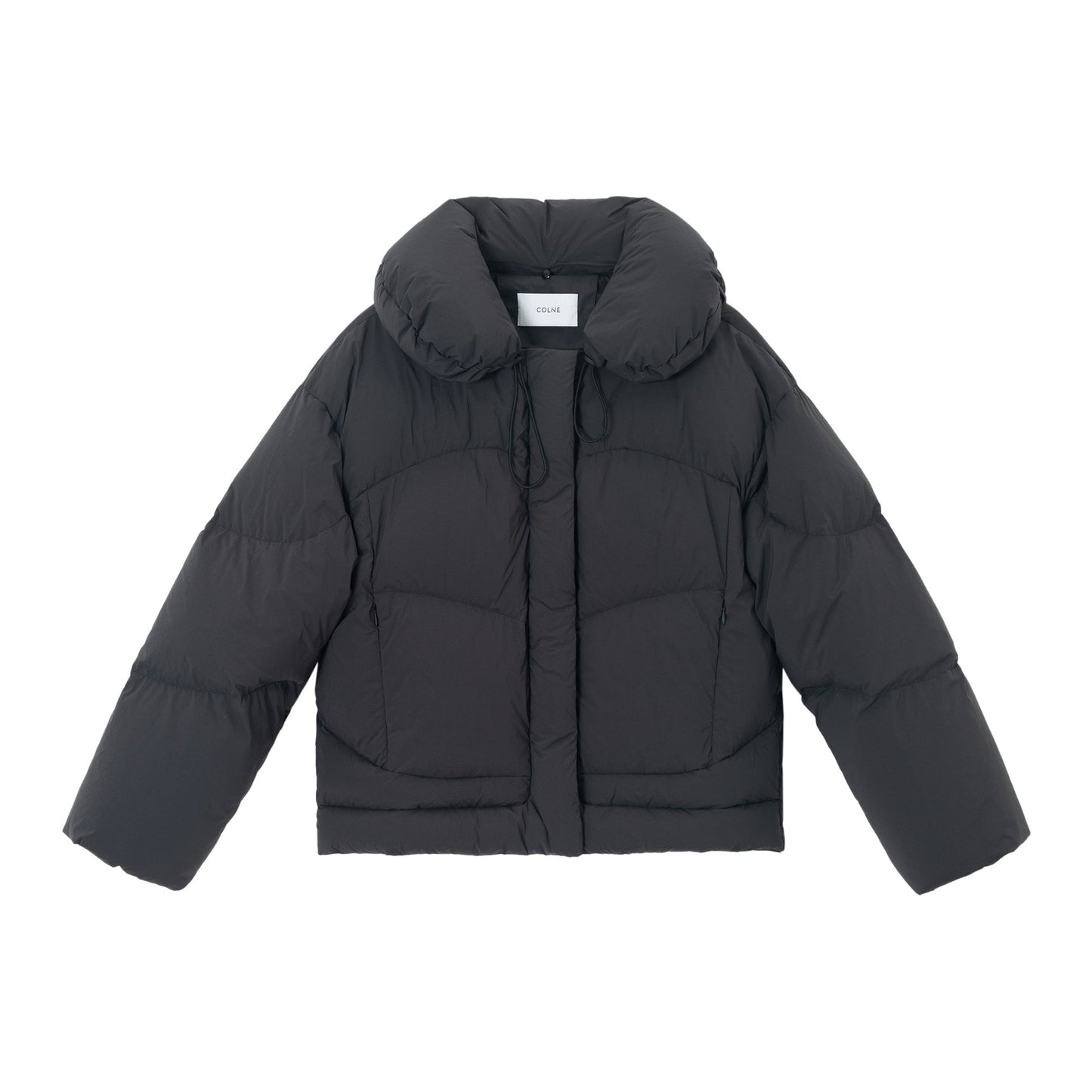 Winter 90 white duck down bud collar weft elastic anti-down jacket
