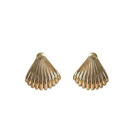 Shell earrings light luxury niche design sense high-end stud earrings women's new trendy earrings