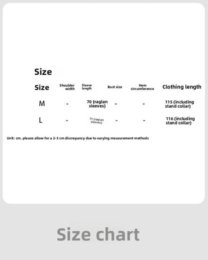 Korean high-end one-button stand-up collar loose coat women's autumn new medium and long trench coat