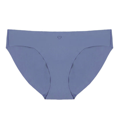 Traceless fitness underwear women's low-rise ice silk briefs pure cotton crotch breathable quick-drying sports underwear women