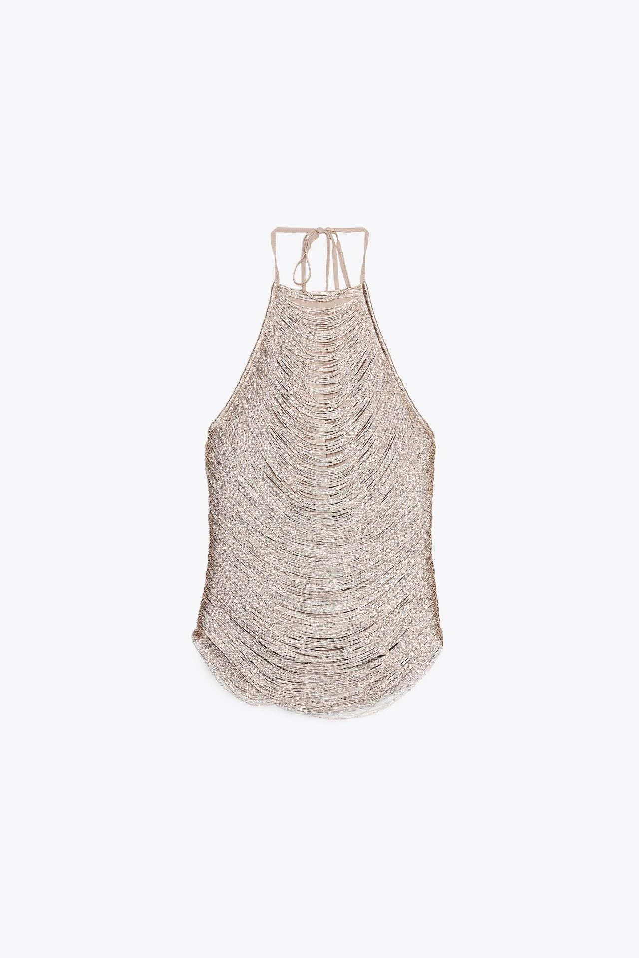 Tassel Halter Crop Top