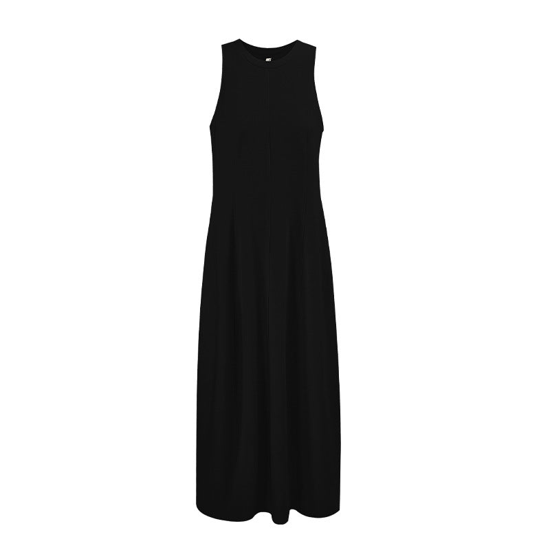 Korean version casual sleeveless dress