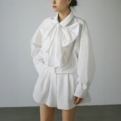 Spring/Summer Vintage Bow Shirt