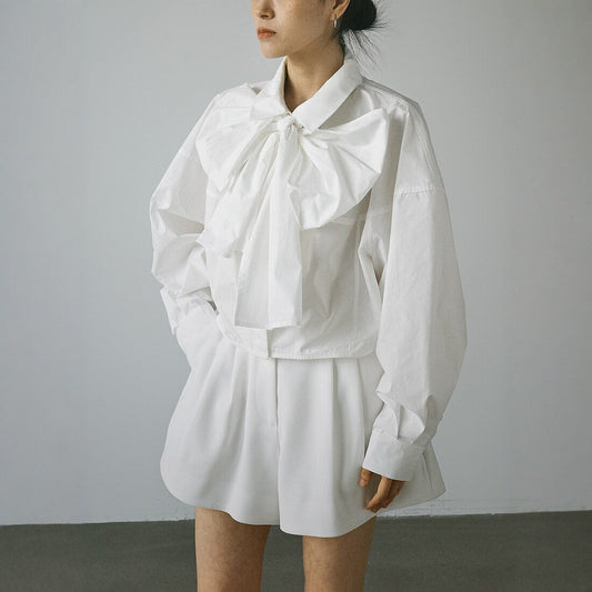 Spring/Summer Vintage Bow Shirt