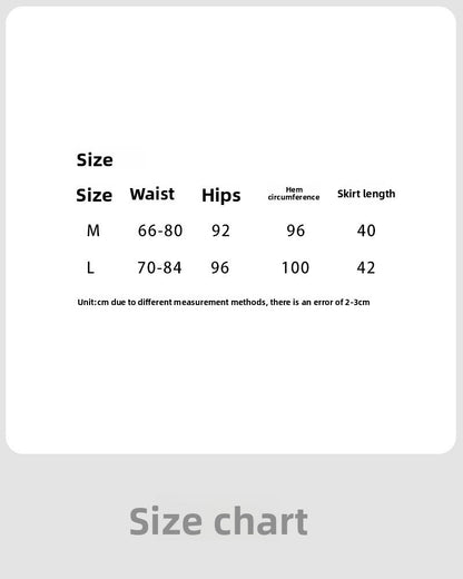 New minimalist mountain A-word hip-wrapped sports skirt