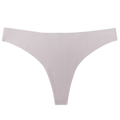 Sexy thin low-rise underwear women's pure cotton crotch bacteriostatic non-marking ice silk sports waist yoga briefs