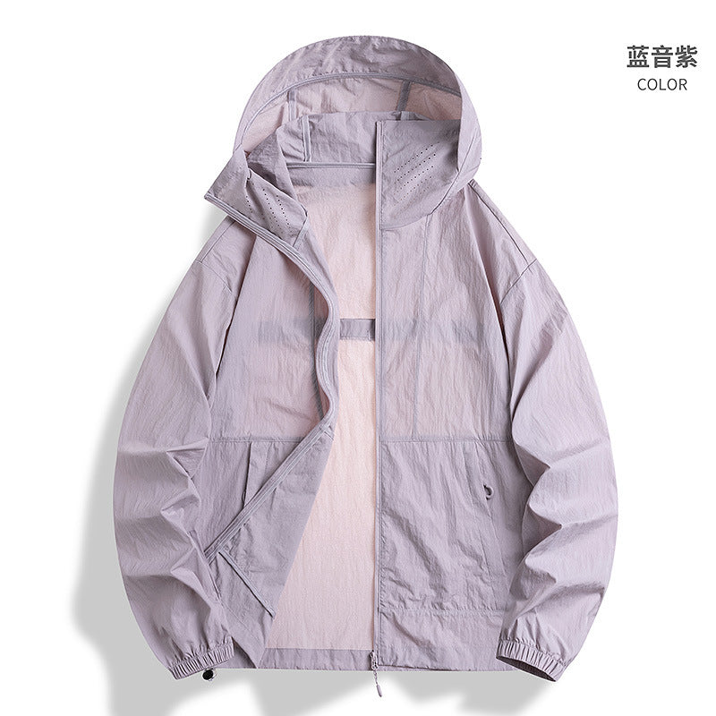 UV Protection Jacket Women Men Lightweight Hooded Sun Protection Outdoor