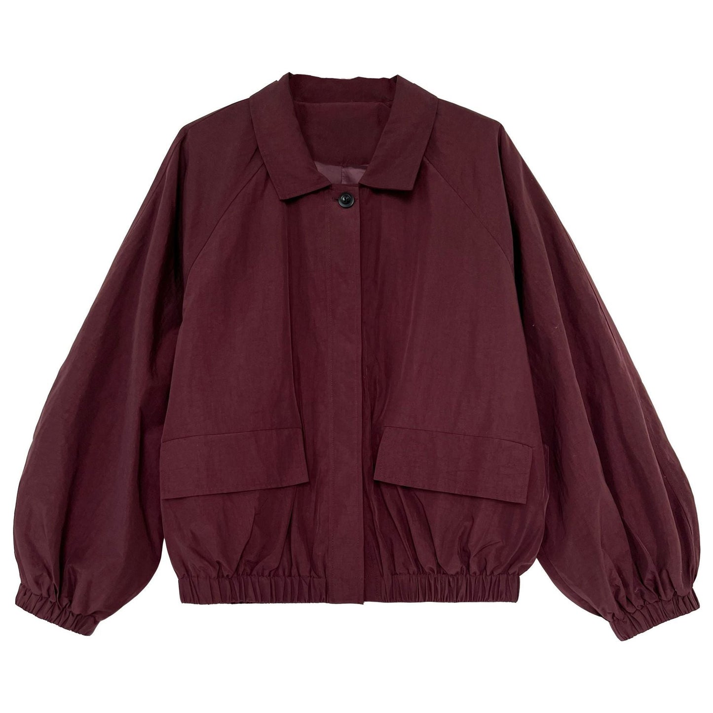 Spring new versatile loose short jacket women's design casual lapel jacket top