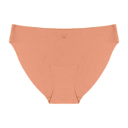 Traceless fitness underwear women's low-rise ice silk briefs pure cotton crotch breathable quick-drying sports underwear women