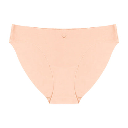 Traceless fitness underwear women's low-rise ice silk briefs pure cotton crotch breathable quick-drying sports underwear women