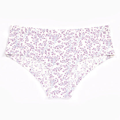 Popular ice silk printed seamless underwear women's buttocks comfortable breathable quick-drying women's briefs thin