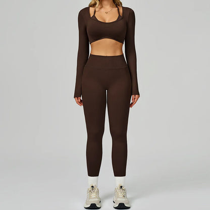 Women's 2-Piece Yoga Set - Sports Bra & Leggings Activewear