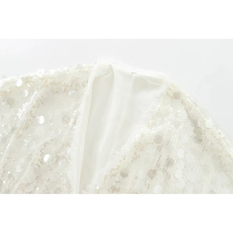 Women's Sequin Kimono Jacket