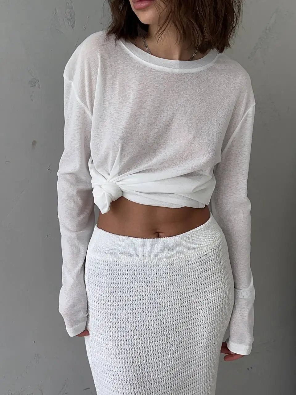 Basic soft  T Shirts Women Summer autumn Long Sleeves Loose Bottom Tees Ladies Casual Knitted Soft Woman Tops