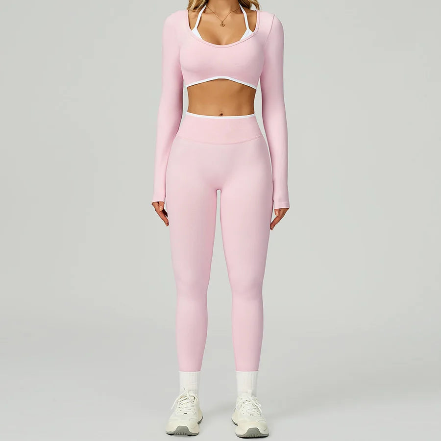 Women's 2-Piece Yoga Set - Sports Bra & Leggings Activewear