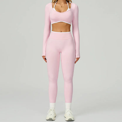 Women's 2-Piece Yoga Set - Sports Bra & Leggings Activewear