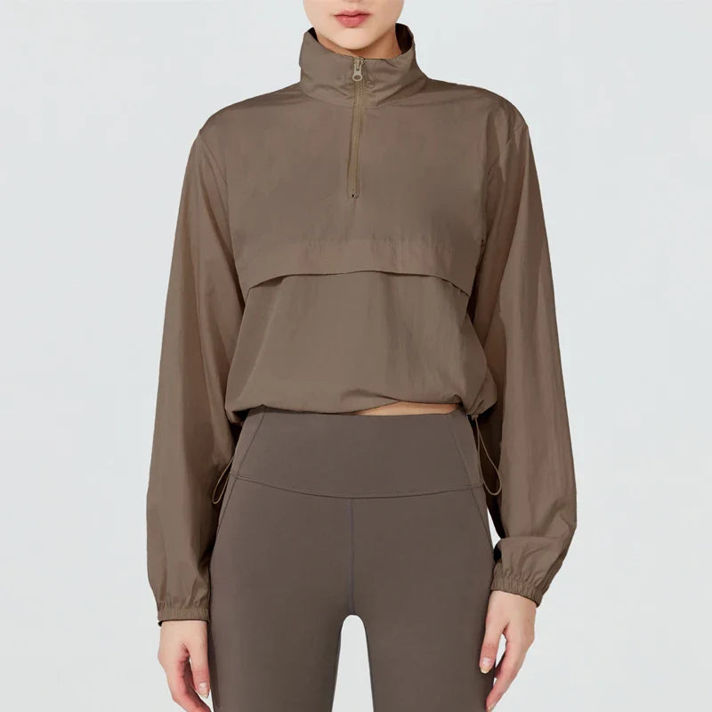 Women's Quarter-Zip Athletic Jacket