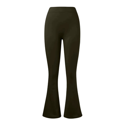 High Waist Flared Yoga Pants V-Back Hip Lifting Slim Fit Sports