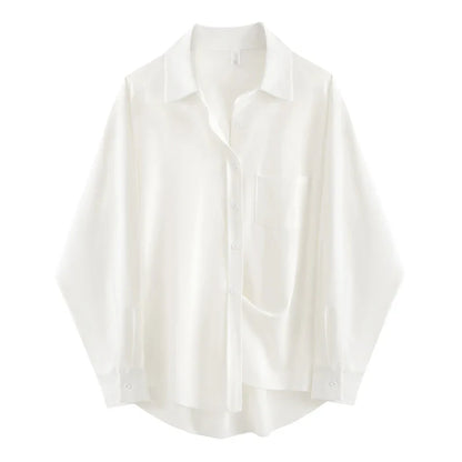 Minimalist Oversized Button-Up Shirt