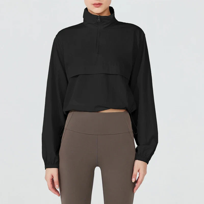 Women's Quarter-Zip Athletic Jacket