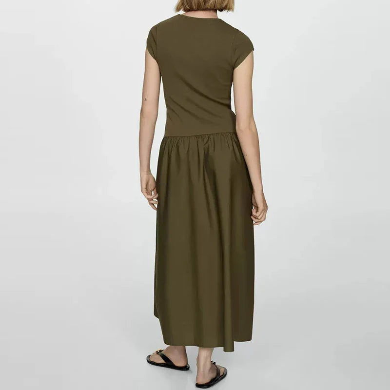 Women's Chic Slim Elegant Dress - Sleeveless A-Line Holiday Dress