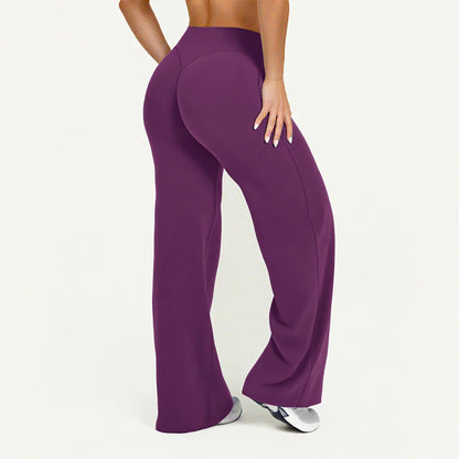 Women's Flared Wide-Leg Yoga Pants