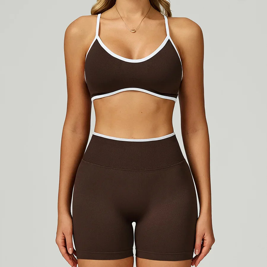 Women's 2-Piece Yoga Set - Sports Bra & Leggings Activewear