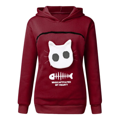 Hooded Sweatshirt with Kangaroo Pocket Long Sleeve Regular Fit